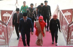 Bupati & Wabup Pringsewu Hadiri Rapat Paripurna Istimewa DPRD Mendengarkan Pidato Presiden RI