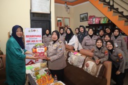 Sambut Hari Jadi ke-77, Polwan Polres Pelabuhan Tanjung Perak Gelar Anjangsana