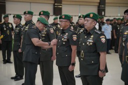 Kasdam IX/Udayana Pimpin Sertijab, Sejumlah Pejabat Kodam Resmi Berganti