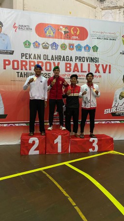 Medali Emas Tabanan dari Prajurit Kodam IX/Udayana di Porprov Bali 2025