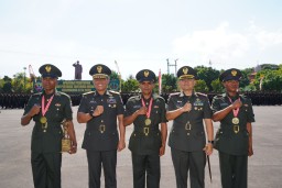 Kasdam IX/Udayana Lantik 1.331 Prajurit Tamtama di Buleleng, Siap Jalani Tugas Bangsa
