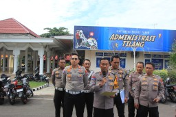 Satlantas Polres Tuban Berhasil Merazia dan Mengamankan 65 Pelanggar Kendaraan Knalpot Brong