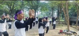 Tetada Kalimasada Gelar Latihan Di Tirtayasa Park Kediri