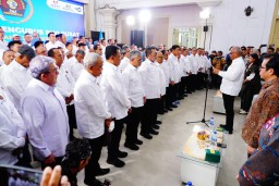 Menkomdigi dan Wamenkomdigi Hadiri Pengukuhan Pengurus PWI Pusat 2025-2030