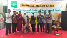 Yayasan Madrasah Diniyah Takmiliyah Qoriban Saliman Gelar Baksos " Khitanan Massal dan Santunan Anak yatim
