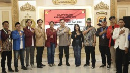 Kapolda Lampung Ajak Mahasiswa dan OKP jadi Agen Perdamaian dan Pengawal Demokrasi