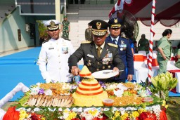 Kodam IX/Udayana Gelar Upacara HUT ke-80 TNI, Wujudkan TNI Prima, TNI Rakyat, Indonesia Maju