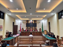 JPU Kejari Pringsewu Bacakan Tuntutan Perkara Korupsi Dana Hibah LPTQ TA 2022