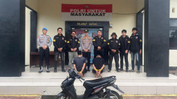 Polsek Pulau Panggung Ungkap Kasus Curas Sepeda Motor di Pekon Gunung Meraksa