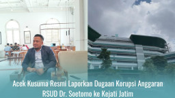 Aliansi Pemuda dan Mahasiswa Jawa Timur Laporkan Dugaan Korupsi Anggaran RSUD Dr. Soetomo ke Kejati Jatim