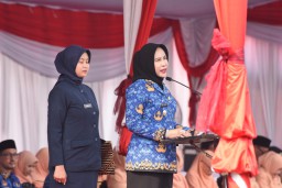 Wabup Sidoarjo Pimpin Upacara Bendera Dalam Rangka HUT Korpri