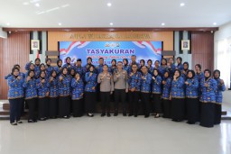 HUT KORPRI yang Ke 54 Tahun, Kapolres Gresik Ajak ASN Jaga Keikhlasan dan Solidaritas Kebangsaan