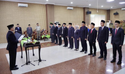 Bupati Pringsewu Lantik 10 Pejabat Pimpinan Tinggi Pratama, Harap Jadi Angin Baru Pembangunan