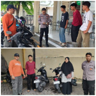 Diduga Hilang Motornya,Ternyata Tertukar, Satreskrim Polres Gresik Bersama Polsek Manyar Gerak Cepat Damaikan Pemiliknya