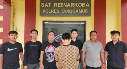 Polres Tanggamus Ungkap Kasus Peredaran Sabu, 1 Orang Ditangkap dan 1 DPO