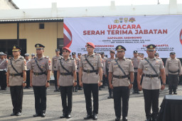 Polres Pelabuhan Tanjung Perak Gelar Sertijab, PJU dan Kapolsek Asemrowo Berganti