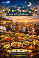 Hotel 88 Embong Malang Surabaya Hadirkan “Pasar Ramadan: Jejak Kuliner Wali Songo