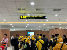 JEMAAH UMRAH DARI BANDARA JUANDA TAHUN 2025 MENINGKAT 21 PERSEN