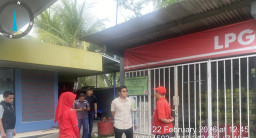 Polres Blitar Pantau Pangkalan LPG, Antisipasi Kelangkaan Gas Melon di Bulan Ramadan ‎
