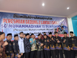 SD Muhammadiyah 15 Surabaya Resmikan Gedung Baru, Kementerian Tekankan Sekolah Aman dan Pendampingan Anak