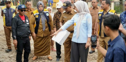 Wagub Lampung Tinjau Perbaikan Jalan Provinsi di Pringsewu dan di Dampingi Bupati Pringsewu