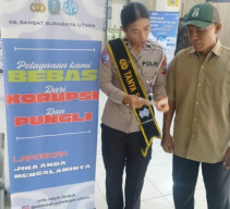Polantas Menyapa di Samsat Surabaya Utara, Tegaskan Layanan Pajak Kendaraan Tanpa Calo