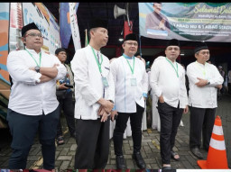 Aries Agung Paewai Hadiri Mujahadah Kubro Harlah ke-100 NU, Stadion Gajayana Dipadati 105 Ribu Jamaah