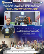 Perkuat Layanan dan Inovasi, Disdik Jatim Luncurkan EJIES 2026, IMAS, dan Buku Saku GTK