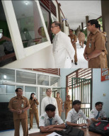 Awal Ramadan, Aries Agung Paewai Tinjau Sarpras dan Motivasi Siswa di SMKN 1 Bagor
