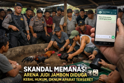 Skandal Memanas! Arena Judi Jambon Diduga Kebal Hukum, Oknum Aparat Terseret
