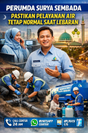 Perumda Surya Sembada Pastikan Pelayanan Air Tetap Normal Saat Lebaran