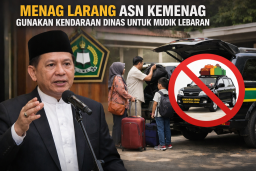 Menteri Agama Larang ASN Kemenag Gunakan Kendaraan Dinas Untuk Mudik Lebaran
