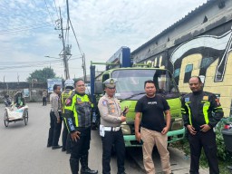 Hanya 1 Jam, Polres Pelabuhan Tanjungperak  Amankan Truk Curian Asal Mojokerto