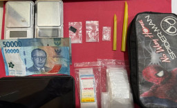 Seorang Residivis Kasus Narkotika, Diamankan Satreskoba Polrestabes Surabaya Bersama Barang Bukti ( BB ) 0,252 gram Sabu