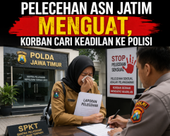Pelecehan ASN Jatim Menguat, Korban Cari Keadilan ke Polisi