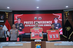 Polres Jember Amankan 18 Tersangka Narkoba Sepanjang Bulan Maret 2026 ‎