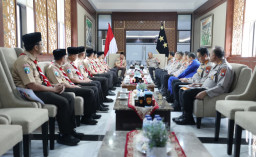 Polda Jatim dan Pramuka Perkuat Sinergi Cetak Generasi Muda Produktif Dukung Ketahanan Pangan