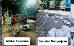 Komitmen!!, Jalan Berlubang di Semut Kali, Direspon Cepat Oleh Pemkot Surabaya
