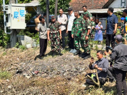 Sinergi Bangun Sidoarjo, Bupati Subandi dan Danrem 084 Akan Garap Jembatan di Plumbungan ‎ 