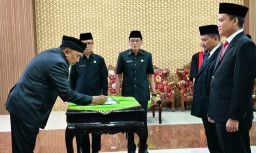 17 Pejabat Pemkab Pringsewu di Lantik, Sekda Tekankan Profesionalitas dan Kinerja ASN