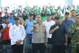 Kapolres Gresik Apresiasi Peringatan May Day di Stadion Gejos Berjalan Kondusif dan Humanis