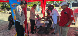 Peringati May Day, Polres Probolinggo Buka Layanan Bengkel Gratis dan Samsat Keliling ‎
