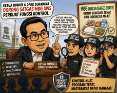 Ketua Komisi A DPRD Surabaya Dorong Satgas MBG AWS Perkuat Fungsi Kontrol