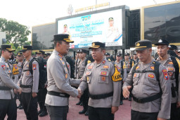 Polresta Sidoarjo Siagakan 1.140 Personel Layanan Pengamanan Pilkades Serentak di 80 Desa