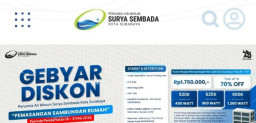 Gebyar Diskon Pemasangan Sambungan Rumah Perumda Air Minum Surya Sembada Kota Surabaya