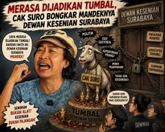 Merasa Dijadikan Tumbal, Cak Suro Bongkar Mandeknya Dewan Kesenian Surabaya