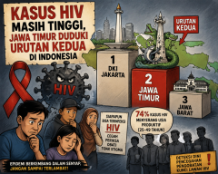 Kasus HIV Masih Tinggi, Jawa Timur Duduki Urutan Kedua di Indonesia
