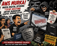 AWS Murka! Mafia Digital Dituding Teror Hosting untuk Bungkam Karya Jurnalistik