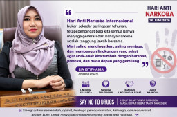 Lia Istifhama Ajak Masyarakat Bersatu Lindungi Generasi dari Bahaya Narkoba