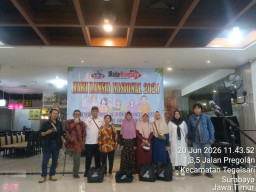 Acara Bakti Sosial Media Radar Bangsa TV di Hall Five  Hotel, Santunan Janda - Janda dan Duaffa